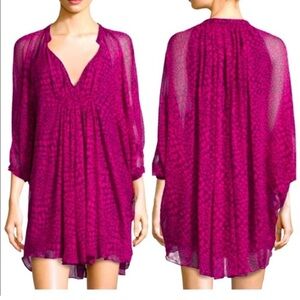 Diane von Furstenberg Fleurette Chiffon Dress Size 2